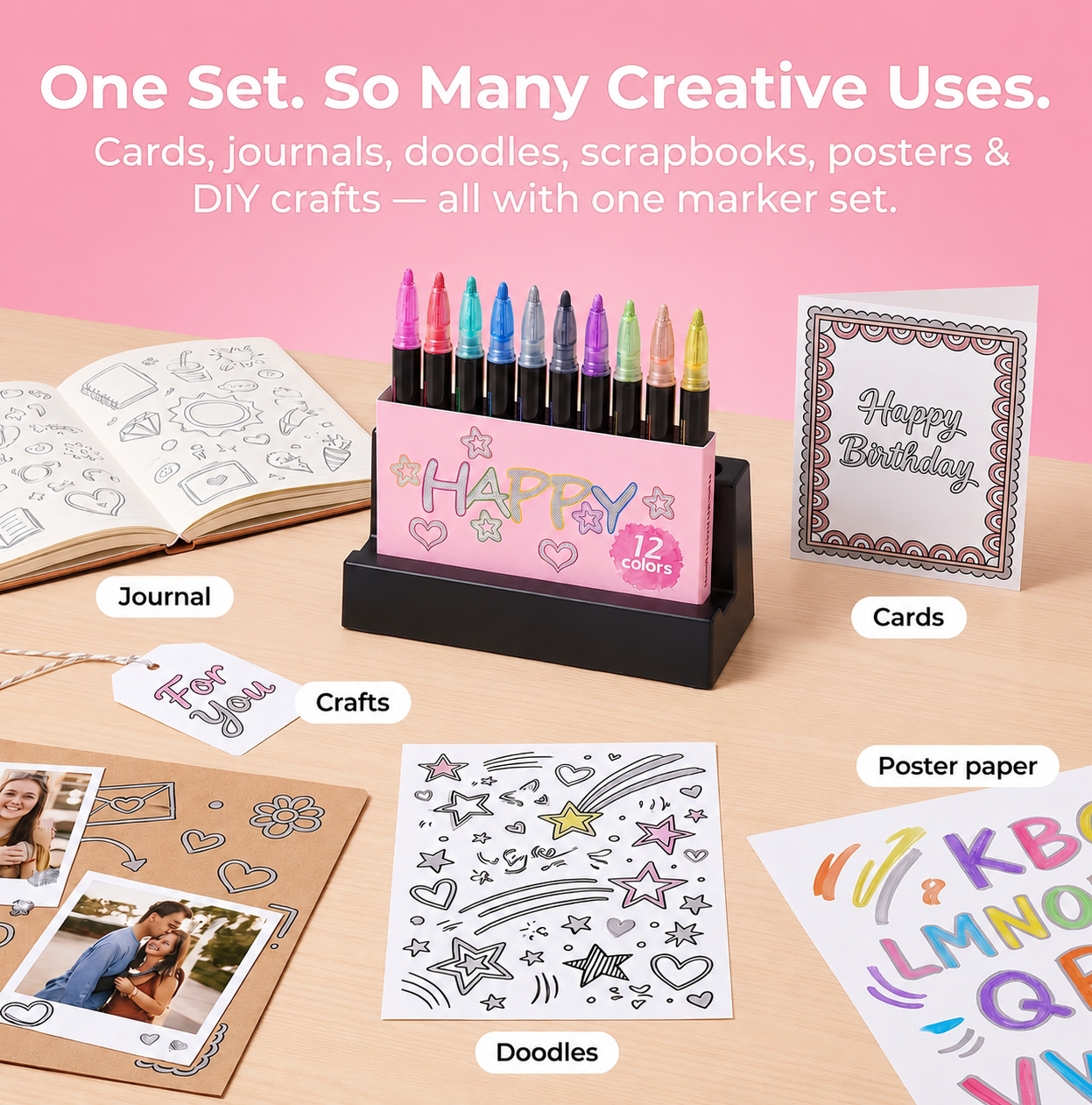 Magic outline markers