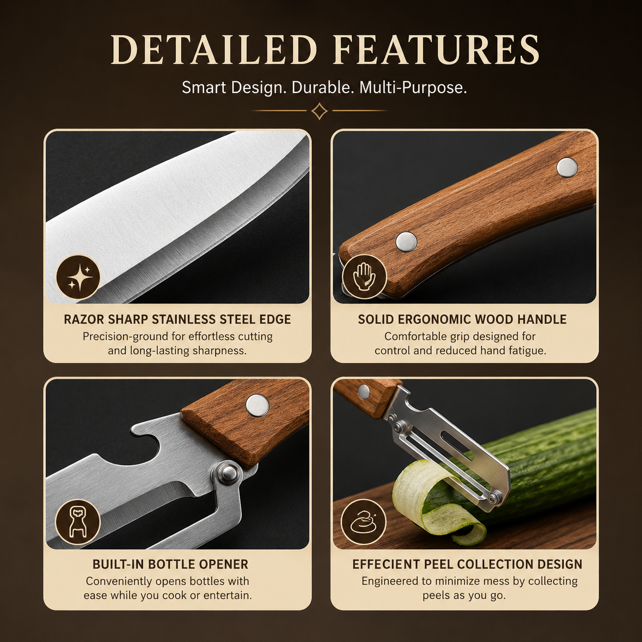 Multi Functional Vegetable Peeler