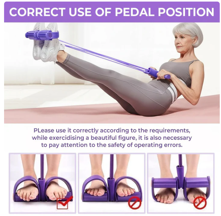 Multifunction Pedal Resistance Band